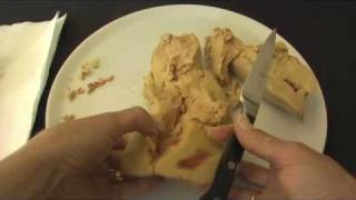 How to clean and devein a whole lobe of foie gras  Part 1 [upl. by Rosse806]