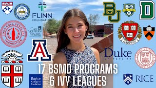 COLLEGE DECISION REACTIONS 2022 17 BSMD Programs  Ivy Leagues  Highly Competitive Scholarships [upl. by Mullane531]