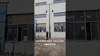 Lockable pneumatic mast retraction operating [upl. by Riki]