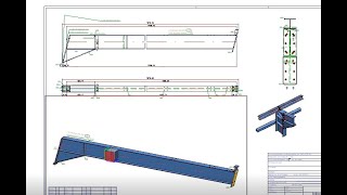 HiCAD Charpente métallique  Assemblage  Plan de fabrication [upl. by Dallman894]