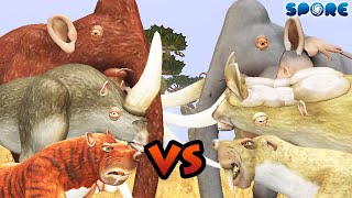 Cenozoic Era Battle S3  SPORE [upl. by Amrac485]