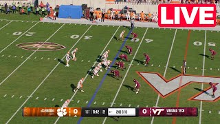 🔴LIVE NOW Clemson Tigers vs Virginia Tech Hokies  Week 11 Full Game  2024 College Football 25 [upl. by Elinnet821]