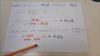 Stöchiometrie Prozentuale Zusammensetzung von Verbindungen [upl. by Ert444]