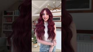 Berry Red Hair 🍓🫐 hairstyle haircuts hairsalon [upl. by Weston]