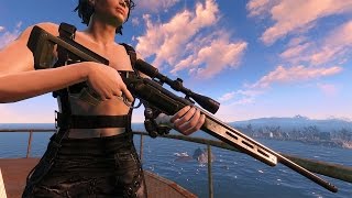 Fallout 4 Secret Sniper Weapon  Best Sniper Rifle location guide LEGENDARY [upl. by Heeley]