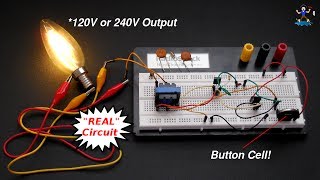 How To Really Make AAA 15V Battery To 220V AC Inverter [upl. by Eimerej]