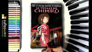 Voyage de Chihiro  Studio Ghibli  SPIRITED AWAY Dessin Affiche et DVD speeddrawing [upl. by Eiramoj]