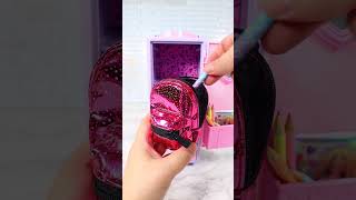 Satisfying with Unboxing amp Review Miniature School Locker Set Toys Kitchen Video  ASMR Videos [upl. by Erica52]