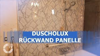 Duscholux Rückwand PanElle  SHKTV Produkt [upl. by Hollerman749]