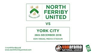 North Ferriby United vs York City  Highlights [upl. by Alieka834]