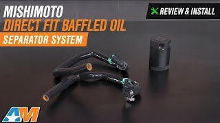 20152017 Mustang EcoBoost Mishimoto Direct Fit Baffled Oil Separator System Review amp Install [upl. by Negriv]