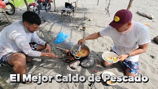 DELICIA COSTEÑA mira como preparamos el mejor caldo de pescado [upl. by Adlei]