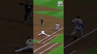 Incredible Defense by Atlanta Braves shorts sports baseball baseballhighlights defense [upl. by Punke]