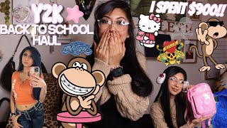 HUGE Y2K SHOPPING HAUL amp TRY ON BTSED HARDYHAPPY BUNNYHELLO KITTYVINTAGE [upl. by Erminie891]