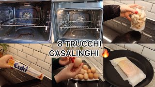 8 Trucchi Casalinghi  Che li devi Conoscere IDEE PER LA VITA QUOTIDIANA COME PULIRE IL FORNO [upl. by Yarak]