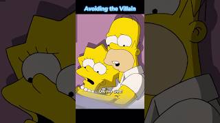 Avoiding the Villain Season 27 Episode 04 shorts funny simpsons [upl. by Melac455]