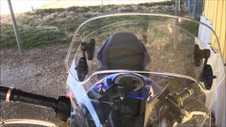 MRA XCreen install on 2013 Kawasaki Ninja 650 [upl. by Bolitho126]