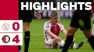 Highlights Ajax  Feyenoord  Eredivisie [upl. by Alaj]