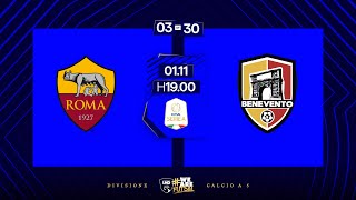 Roma 1927GG Team Wear Benevento 5 41  3ª giornata  Serie A 20242025 [upl. by Clarey]