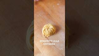 SPAGHETTI ALLA CHITARRA pasta pastarecipes pastalover freshpasta asmr cooking italianfood [upl. by Eerot]