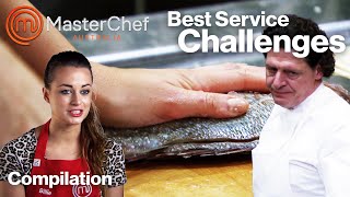 Best Service Challenges  MasterChef Australia  MasterChef Australia [upl. by Coppins]