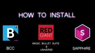 HOW TO INSTALL FREE DaVinci Resolve 18 Plugins  BCC Magic Bullet RSMB SAPPHIRE etc [upl. by Anibur]