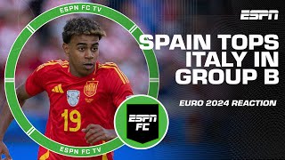 SpainItaly Reaction ‘Absolutely brilliant’ play from Spain – Burley  ESPN FC [upl. by Gally]