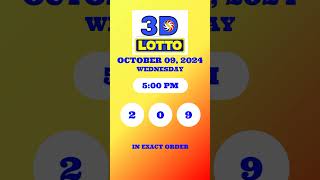 Philippine Lotto Result Today 5pm October 09 2024 Wednesday Philippine Lotto Result TodayManalo [upl. by Beal]