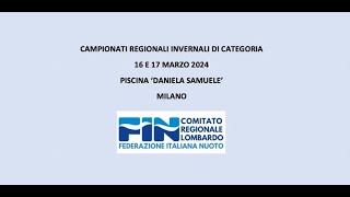 Campionati Regionali Invernali Di Categoria  Milano 2024 Domenica pomeriggio [upl. by Armbruster102]