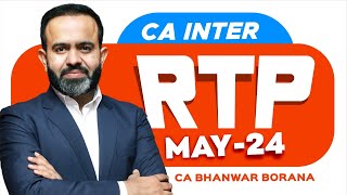 CA INTER RTP MAY 24 by CA BB [upl. by Mumford]