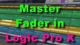 Master Fader  Logic Pro X [upl. by Ahsikyt]