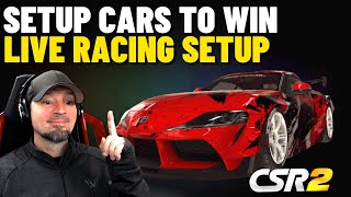 CSR2 Secret  How I Set Up My Cars To Win Lots of Live Races  Best Live Racing Setups CSR2 Racing [upl. by Kari]