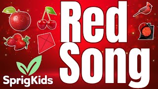 Red Red Red  Fun Color Learning Song for Kids  SprigKids  Preschool Educational Music [upl. by Peednas]