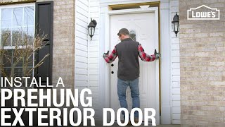 How To Install A Prehung Exterior Door [upl. by Hurleigh]