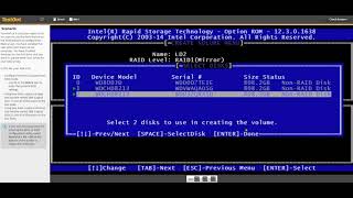 623  Prepare Disks for Install SETTING UP RAID ARRAYS [upl. by Idid]