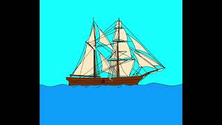 559d Stan Rogers  Barretts Privateers music video thing cannon fire test animatic [upl. by Aan]