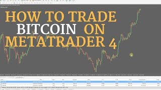 How To Day Trade Bitcoin amp Crypto Currency on Metatrader 4 [upl. by Idnib]