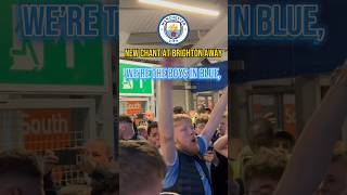 MCFC NEW Chant “THE BOYS IN BLUE” At Brighton Away [upl. by Ilowell]