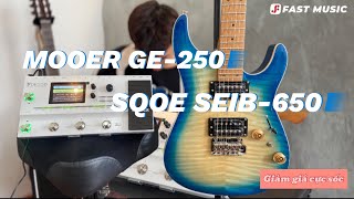 SQOE SEIB650 Sound check MOOER GE250 Sqoeguitar GuitarSqoe mooerge250 viral ge250 Part2 [upl. by Ahsiem407]