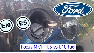 Ford Focus MK1  E5 vs E10 Fuel [upl. by Ellersick]