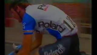 Belgisch kampioenschap wielrennen Doornik 1988 winnaar Etienne De Wilde deel1 [upl. by Ard]