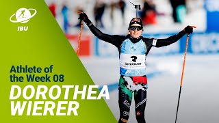 Athlete of the Week 08 Dorothea Wierer [upl. by Eissen783]