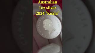 Australia 2024 1oz Silver Bullion Koala REVIEWED silver bullion australia shorts [upl. by Treblihp]