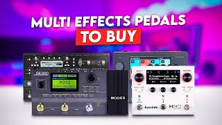 5 Must Have Multi Effects Pedals To Buy [upl. by Drabeck]