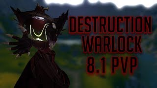 81 Destruction Warlock PvP  Exinz WCMC1 [upl. by Ahsiekel]