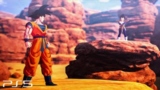 Dragon Ball Z Kakarot PS5  Goku vs Vegeta Boss Fight amp Ending 4K 60fps [upl. by Mani200]