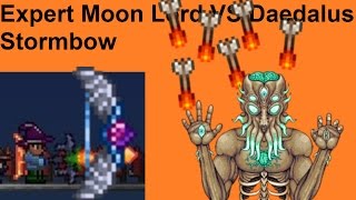 Terraria  Expert Moon Lord VS Daedalus Stormbow [upl. by Thilda]