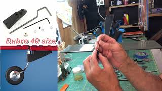 Barnstormer 25S Vintage RC Plane Build 20 Tail Section [upl. by Roinuj]