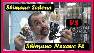 Comparativa entre el Shimano Sedona 4000 y el Shimano Nexave 4000 [upl. by Sanger306]