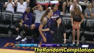 Diana Taurasi And Brittney Griner Gets Ejected Against The Liberty [upl. by Adnorrahs]